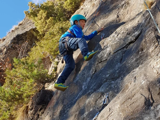 Klettern beim Rotchnubel