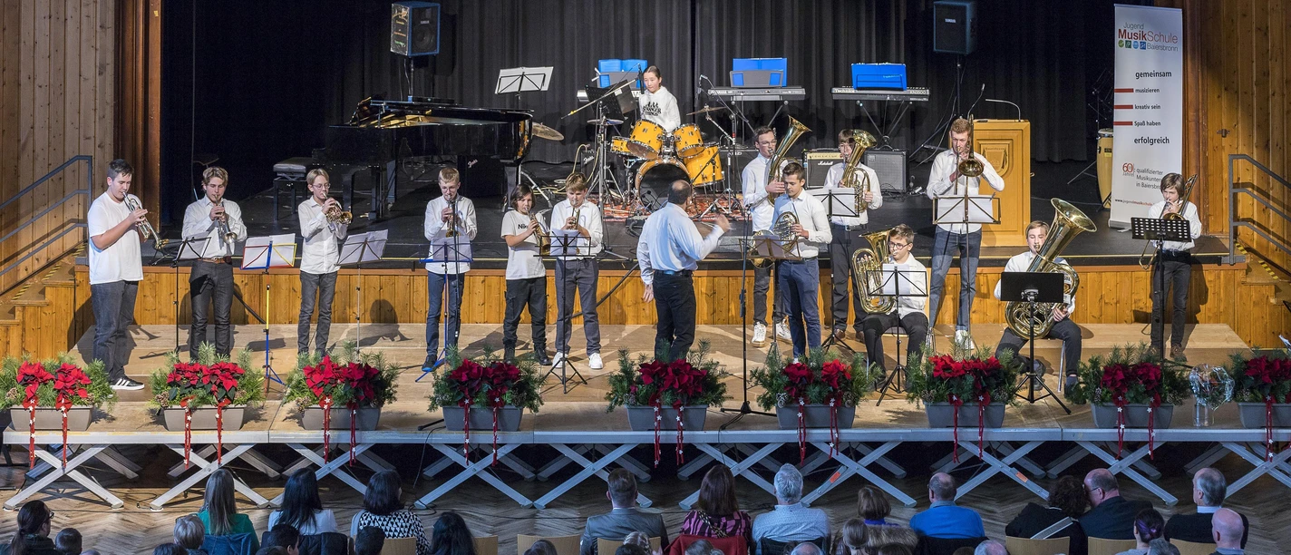 Bläsergruppe der Jugendmusikschule Baiersbronn