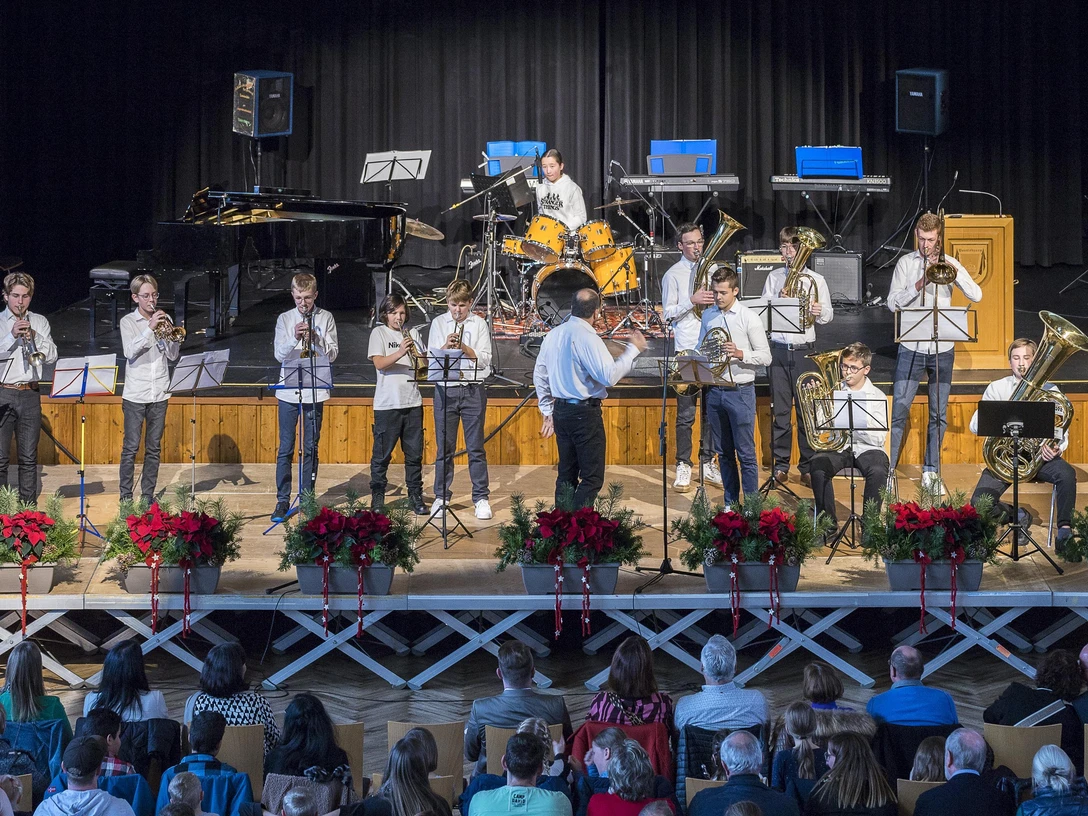 Bläsergruppe der Jugendmusikschule Baiersbronn