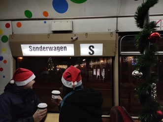 Glühweinfahrt mit der Halberstädter Straßenbahn