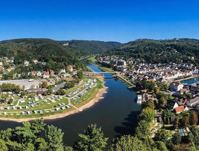 Blick vom Hugenottenturm