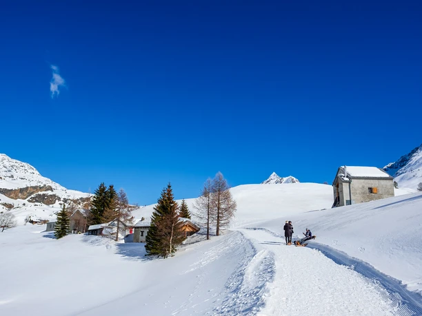 Winterwandern auf dem Simplonpass