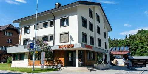 La Banque Raiffeisen sur le site de Flühli
