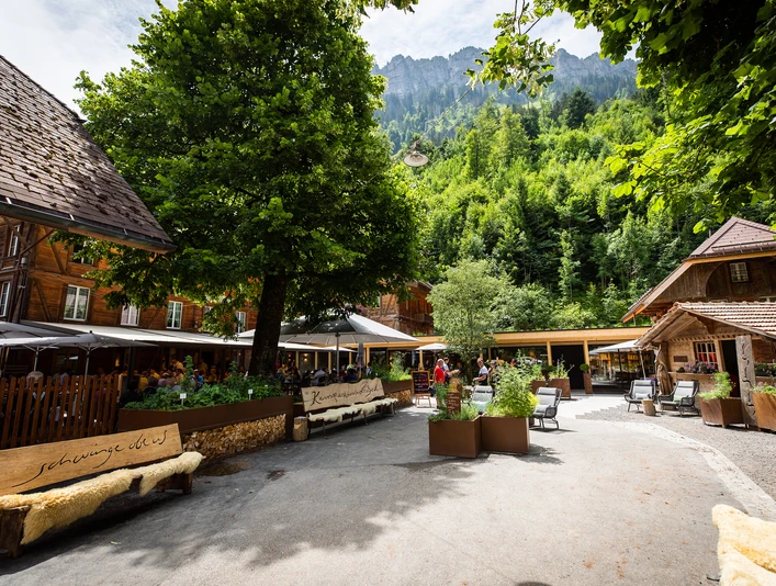 L'hôtel Kemmeriboden-Bad à Schangnau