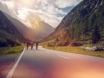 Radtour zum Nufenenpass.