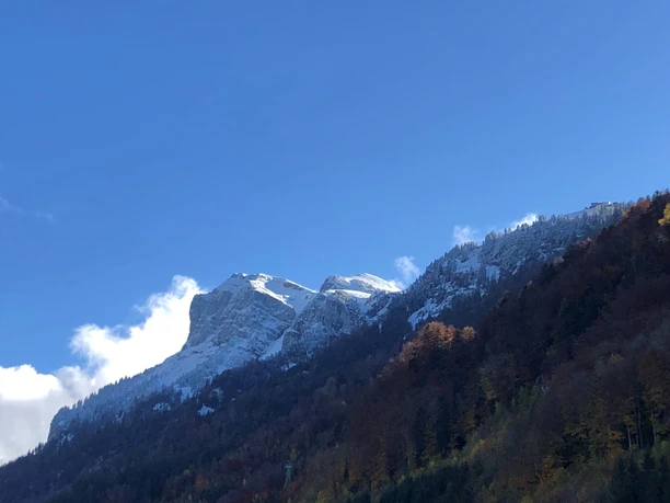Vue de l'appartement de vacances sur le Niederbauen