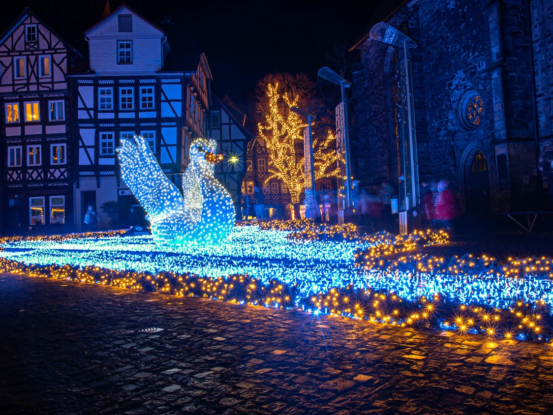 Lichterzauber_Schwäne CC-BY-ND (c) Hann. Münden Marketing GmbH, Eson Krusha.jpg