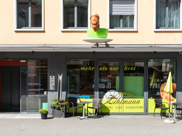Die Bäckerei Zihlmann mitten im Dorf Schüpfheim