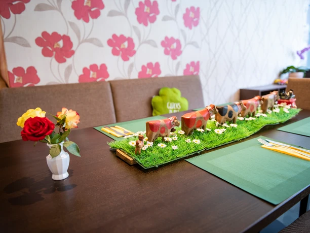 Das Café lädt zum Verweilen ein