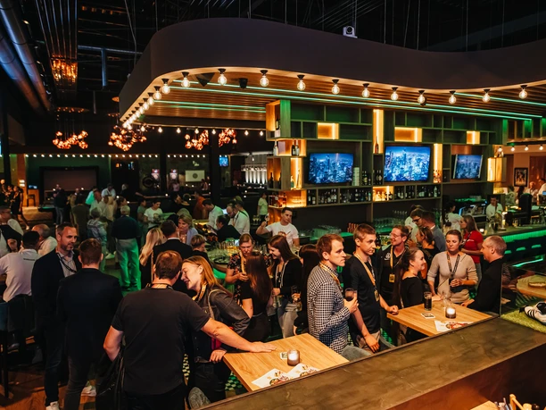 Bar Ansicht von oben