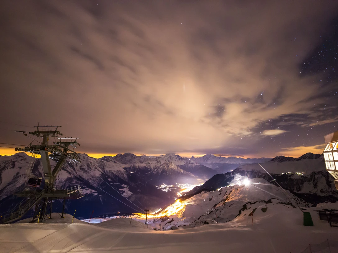 Sternenhimmel über der Aletsch Arena Sternenhimmel über der Aletsch Arena