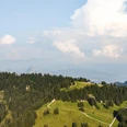 Aussicht während der Wanderweg zum Rigi Dossen
