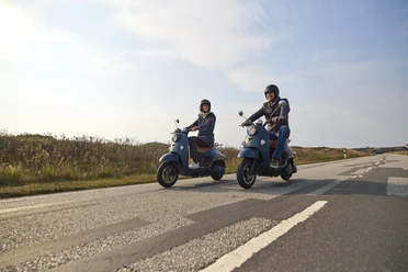E-Mobility E-Roller auf der Straße