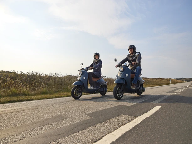 E-Mobility E-Roller auf der Straße