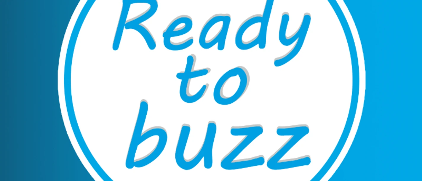 ReadyToBuzz_18-01-25_web.jpg Logo mit blauem Hintergrund, einem weißen Kreis mit "Ready to buzz" und rotem Banner "Das Kneipenquiz 2.0".