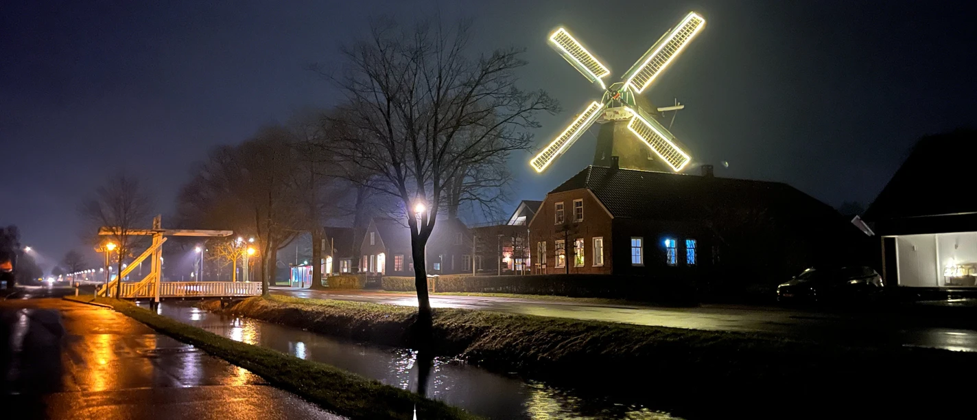 Weihnachten_an_der_Mühle_Hahnentange_Rhauderfehn