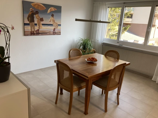 Esszimmer Vorhang offen
