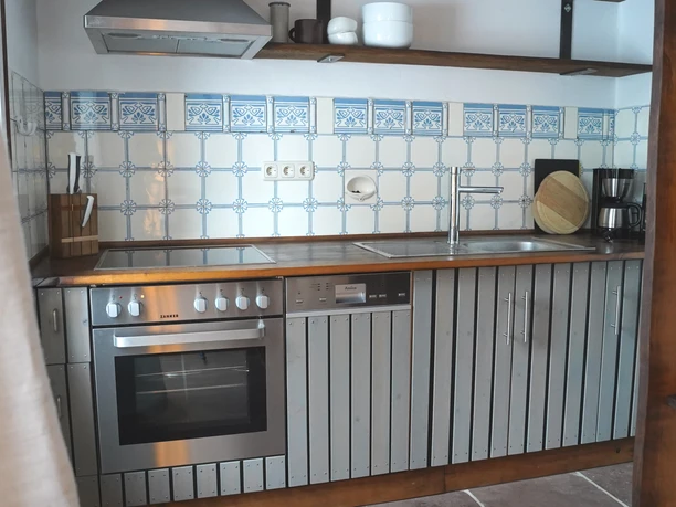Küche in der Ferienwohnung Zinn Küche in der Ferienwohnung Zinn