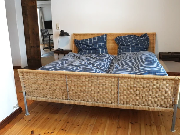 Schlafzimmer in der Ferienwohnung Zinn Schlafzimmer in der Ferienwohnung Zinn