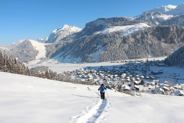 Schneeschuhtour Richtung Höchgütsch