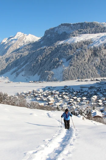 Schneeschuhtour Richtung Höchgütsch