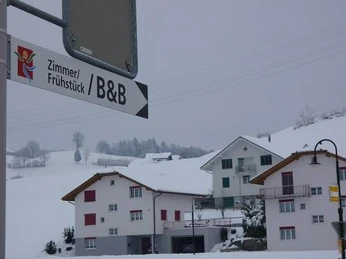 BnB Hasle Aussenansicht Winter