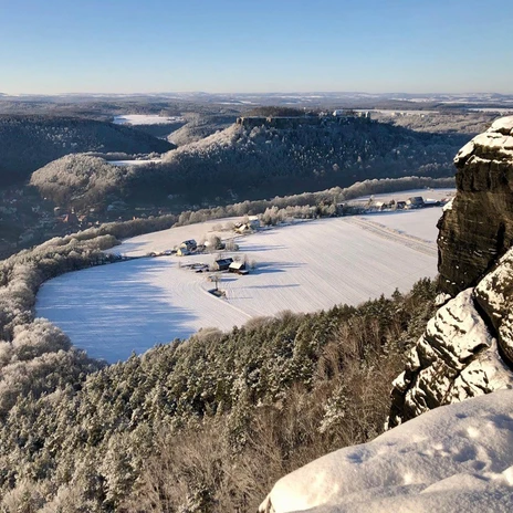 Ausblick vom Lilienstein