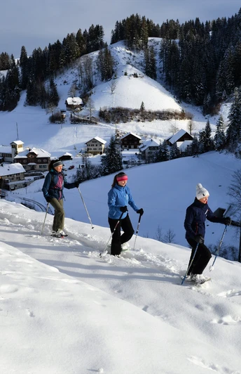 Aufstieg, im Hintergrund Luthern Bad und Badbrünnli