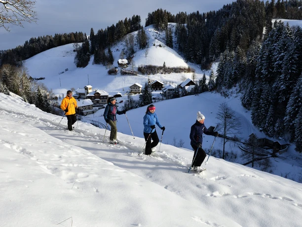 Aufstieg, im Hintergrund Luthern Bad und Badbrünnli