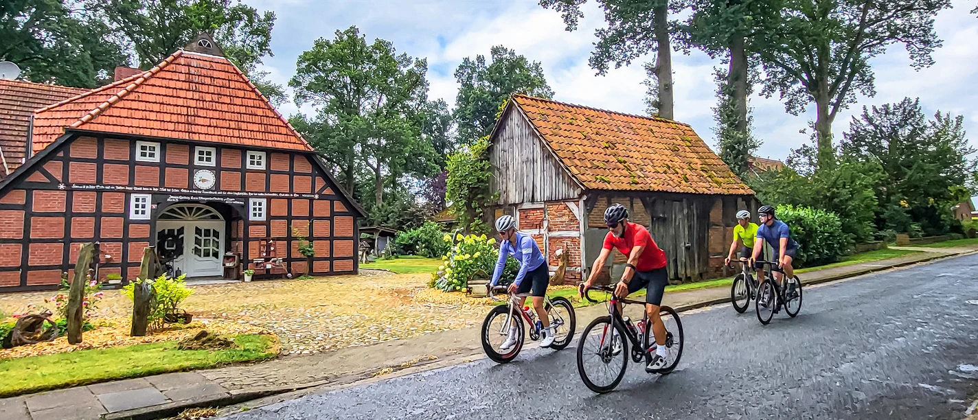 In het centrum van het idyllische dorpje