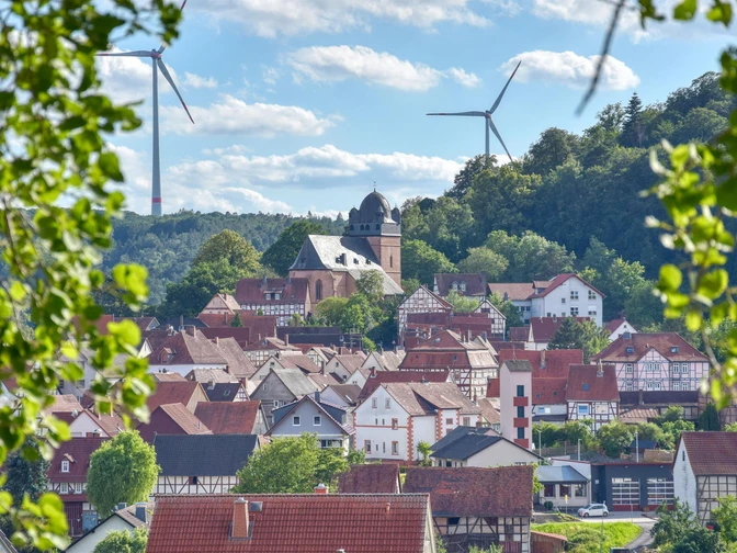 Rauschenberg mit Stadtkirche