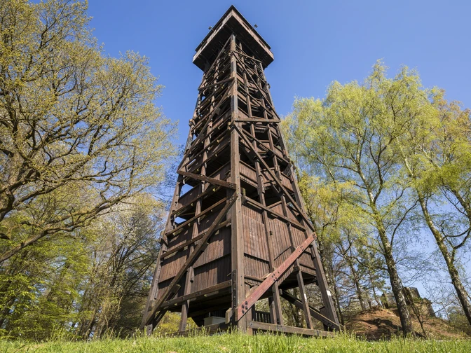 Burgholzturm auf der Himmelsbergtour Henrik Isenberg