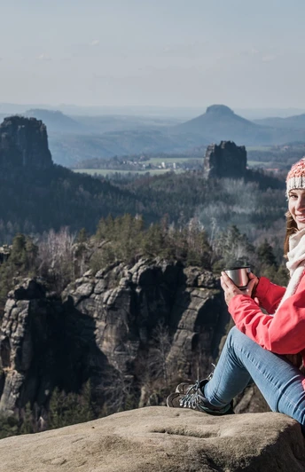 Aussicht vom Carolafelsen