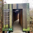 Eingang des Lehrpfad "Weg zur Wildnis" - Teil 1