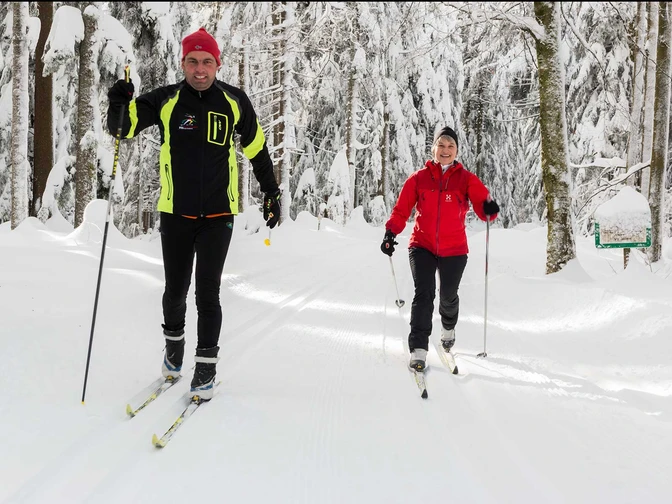 Langlauf auf der Freiersberger Loipe in Bad Peterstal-Griesbach