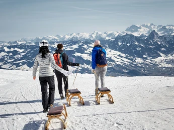 Schlitteln auf der Rigi