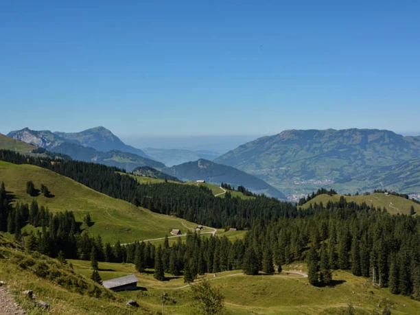 Blick über die Stoosalpen.