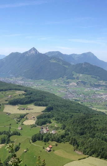 Blick auf das Rigi-Massiv