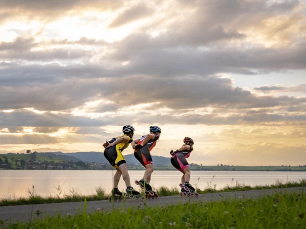 Abendstimmung am Sihlsee