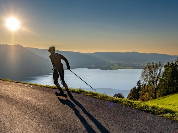 Nordic Skater oberhalb des Ägerisees