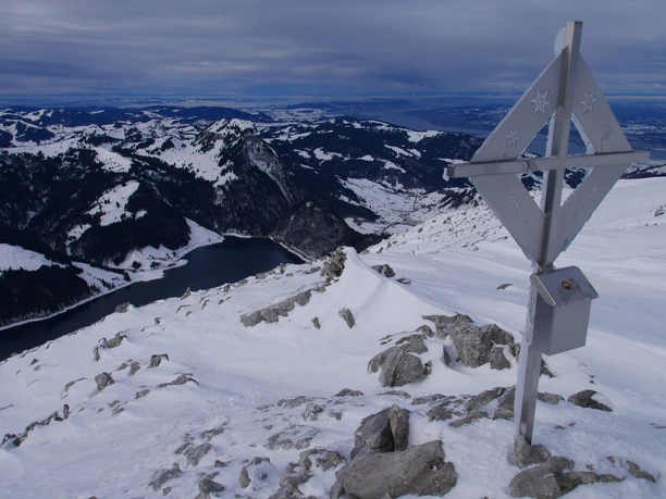 Auf dem Gipfel - Blick Richtung Norden