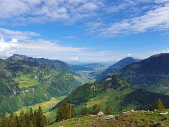 Ausblick von der Walenalp ins Engelbergertal