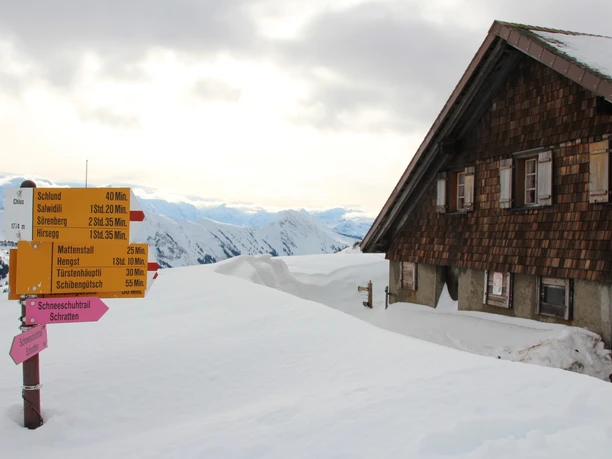 SAC Hütte Chlus auf der Schrattenfluh