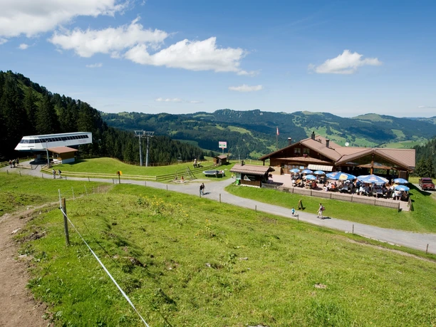 Bergstation Laucheren mit Restaurant Laucheren