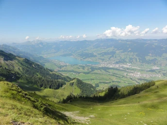Arvigrat mit Bilck auf den Sarnersee