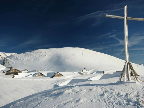 Schneeschuhtour Turren-Schönbüel, Kreuz Breitenfeld