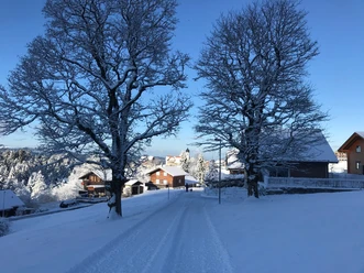 Winterwanderung von Heiligkreuz auf die First