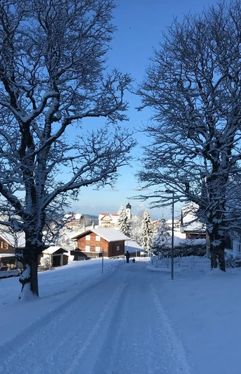 Winterwanderung von Heiligkreuz auf die First