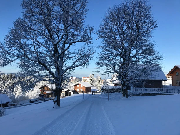 Winterwanderung von Heiligkreuz auf die First