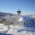 Kurort Heiligkreuz im weissen Winterkleid